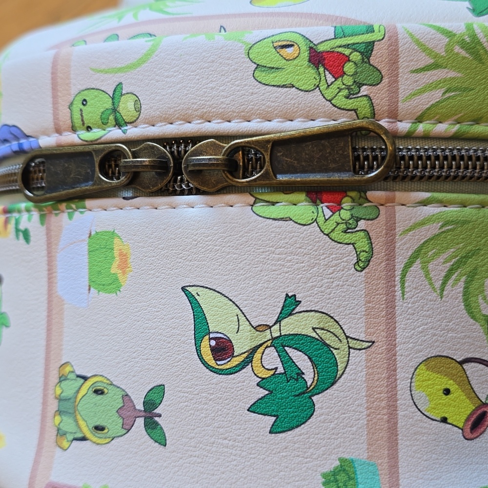 NWT, Loungefly Pokémon Plants Mini Backpack GameStop Exclusive - Picture 15 of 16